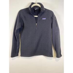 Patagonia Women’s Medium Black Fleece Pullover Quarter Zip
